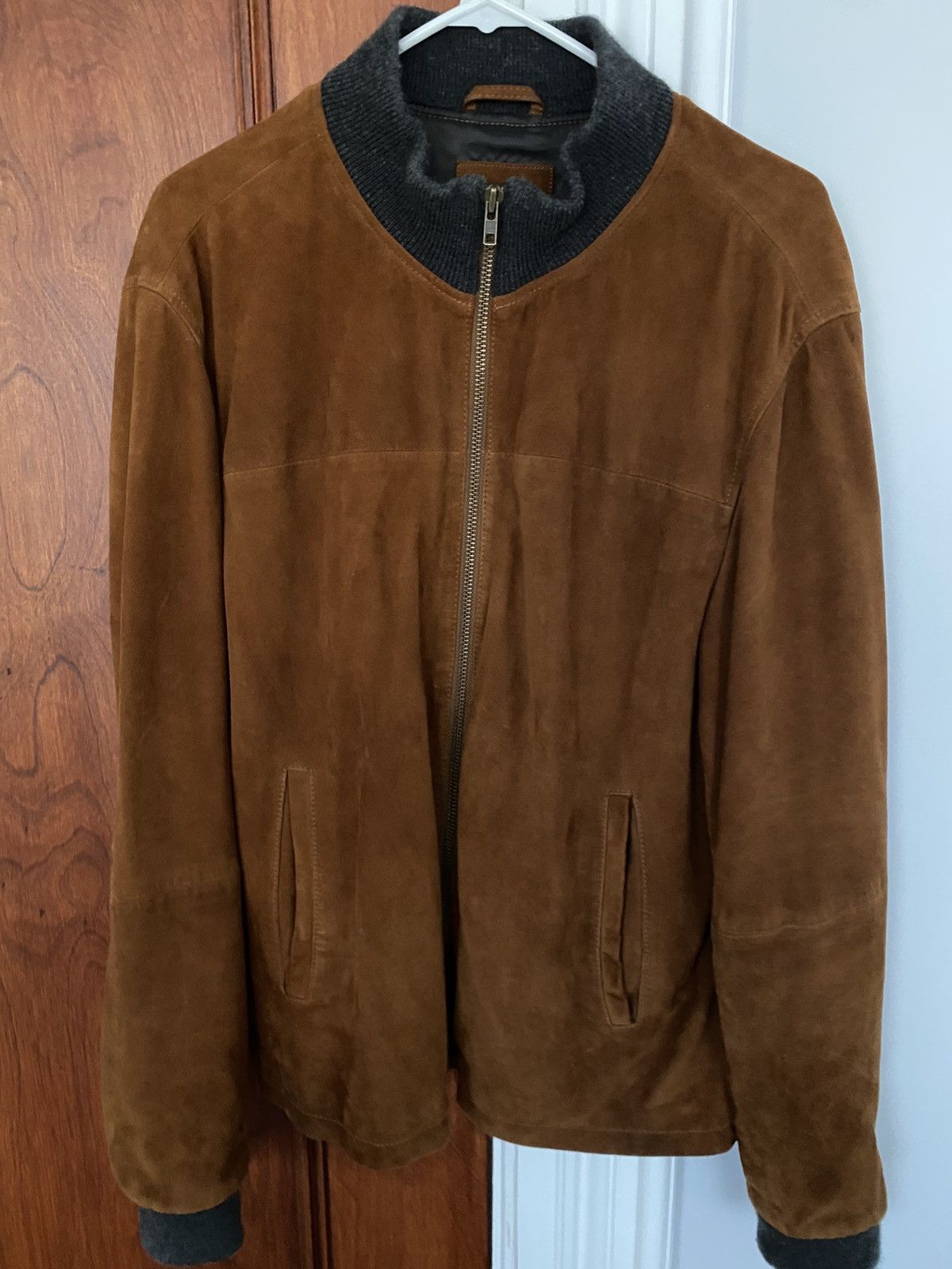 Vintage Suede Leather Gameday Jacket Size US XL / EU 56 / 4 - 1 Thumbnail