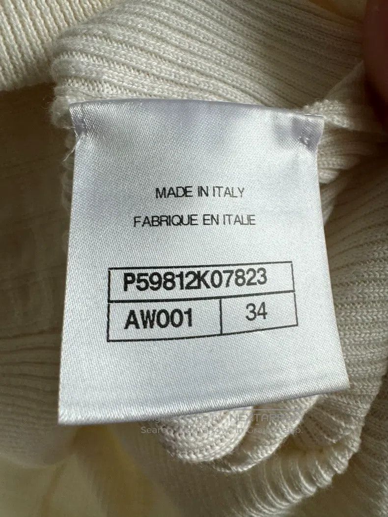 Chanel Chanel White knitted short-sleeved T-shirt Size XXS / US 00 / IT 34 - 6 Thumbnail