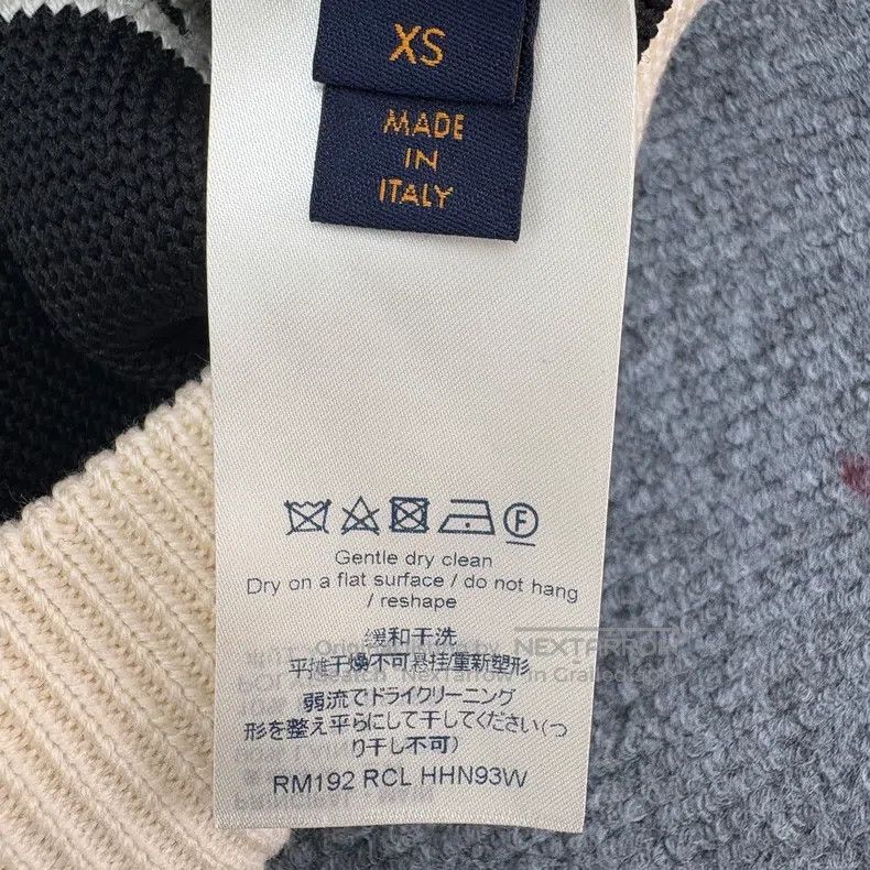 Louis Vuitton Louis Vuitton Off-white jacquard music note knit sweater Size US XS / EU 42 / 0 - 7 Thumbnail