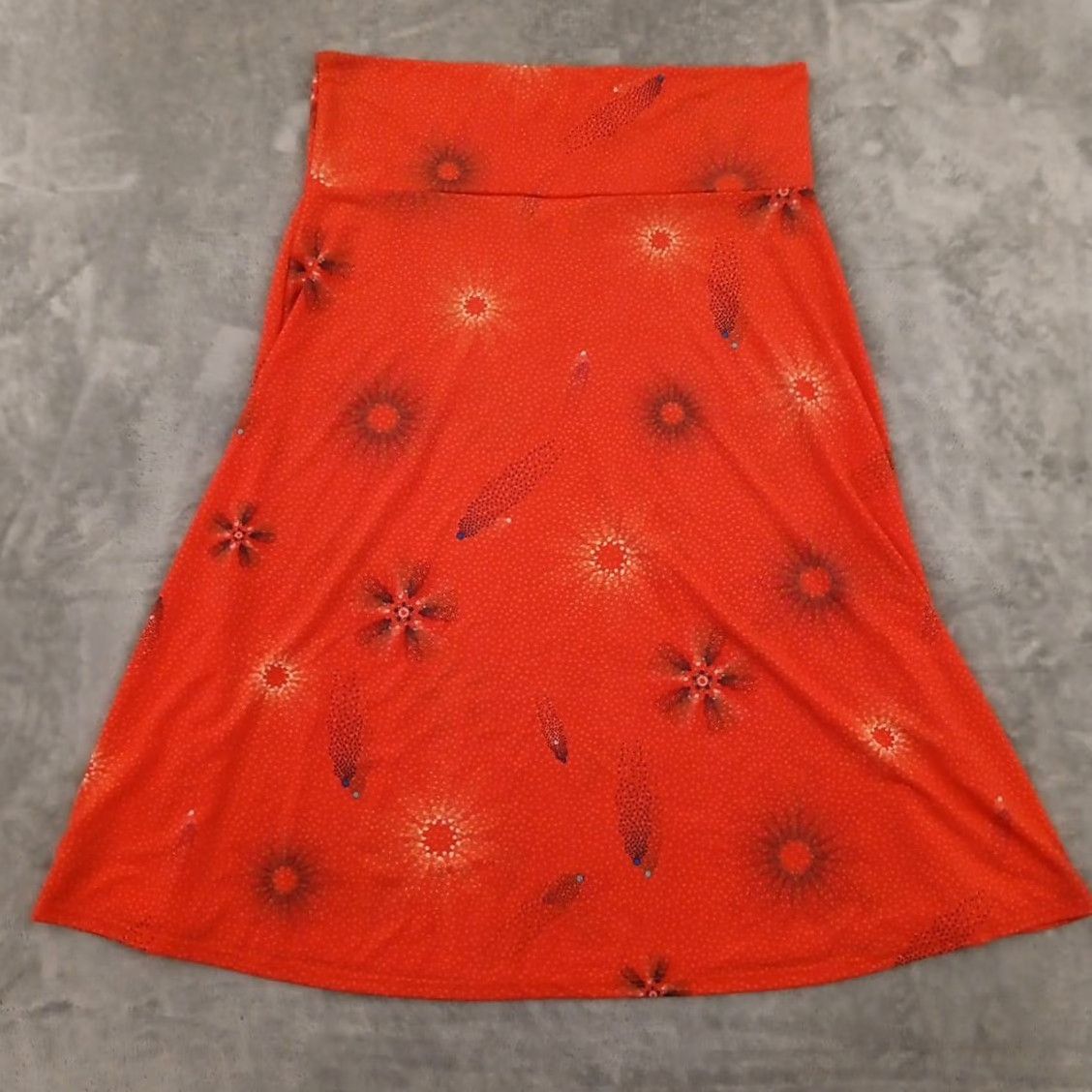 Vintage LuLaRoe Skirt Women XL Pink Geometric Knee Length A-Line Pull On Size 40" / US 18 - 4 Thumbnail