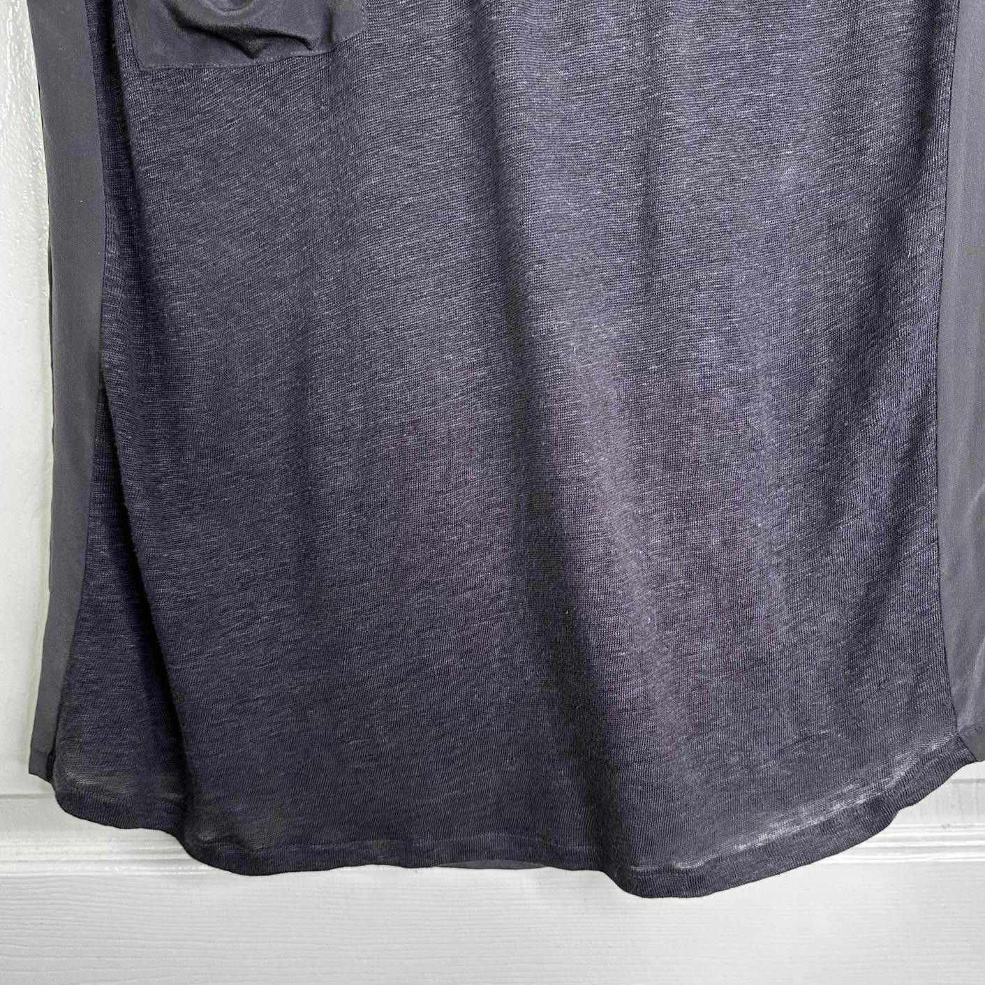 Designer Patterson J. Kincaid Silk Linen SS Pocket Blouse Women's S Size S / US 4 / IT 40 - 4 Thumbnail