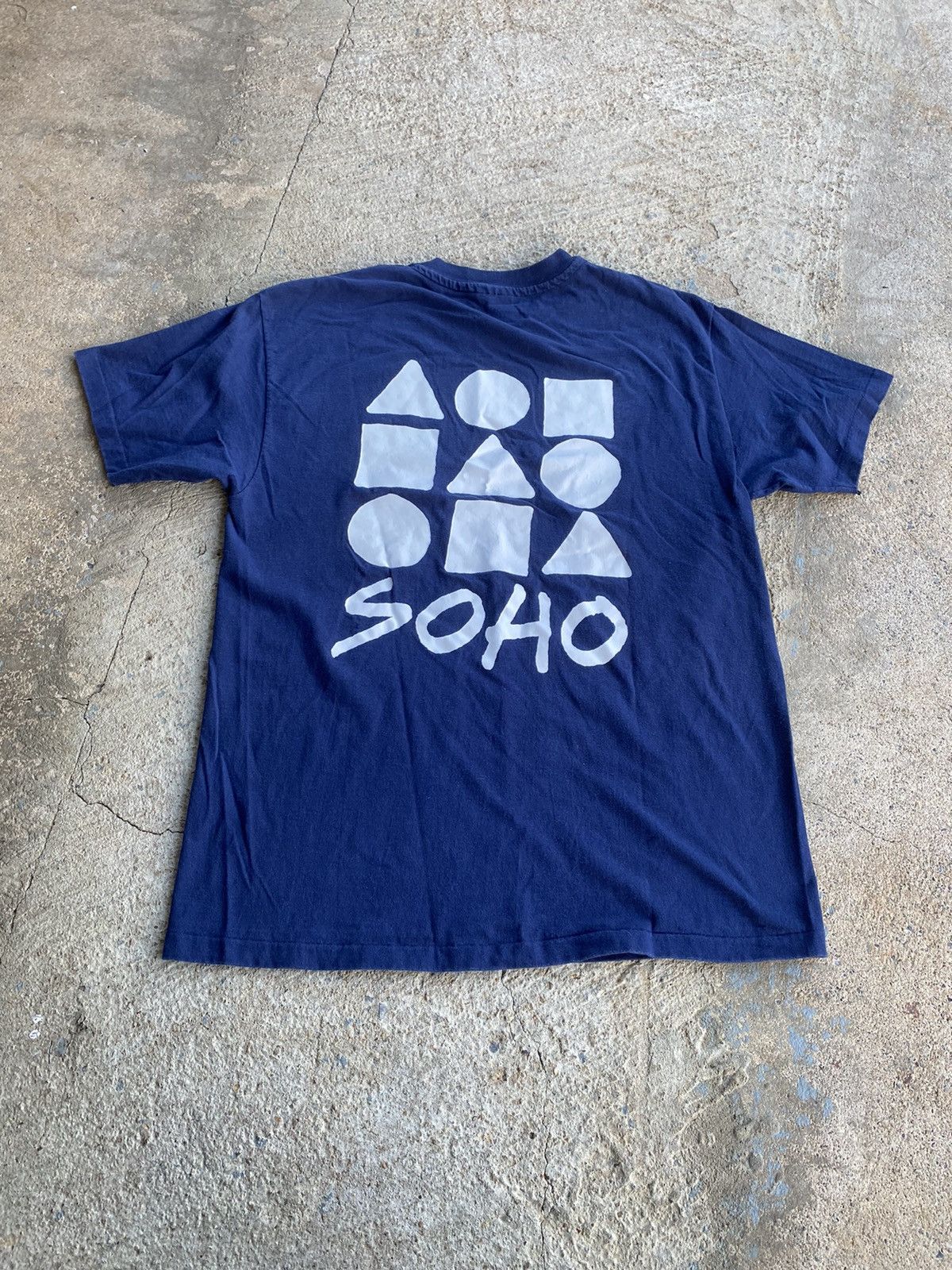 Vintage Vintage 90s New York City Soho Shirt Single Stitch Size US L / EU 52-54 / 3 - 1 Thumbnail