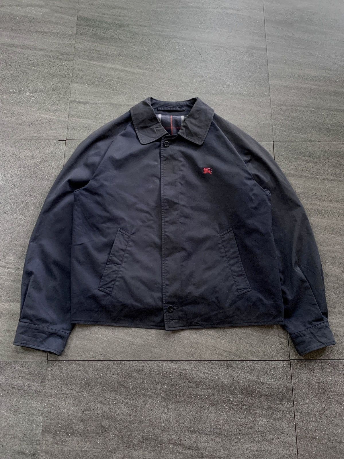 Burberry FREE TAX! 2000s Embroidery Logo Bomber Jacket Size US M / EU 48-50 / 2 - 2 Thumbnail