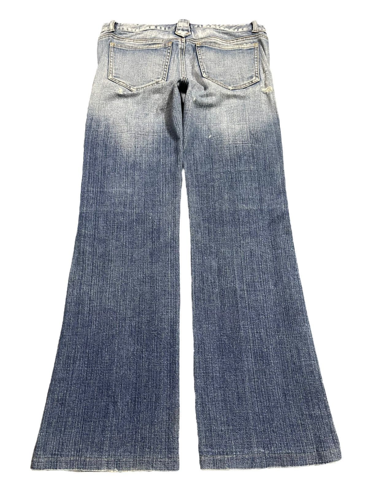 Burberry Vintage Burberry Blue Label Side Button Style Bootcut Jeans Size 30" / US 8 / IT 44 - 2 Thumbnail