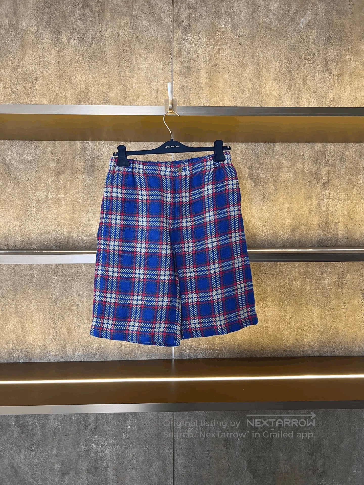 Gucci Gucci Blue Plaid Shorts. Size US 28 / EU 44 - 1 Thumbnail