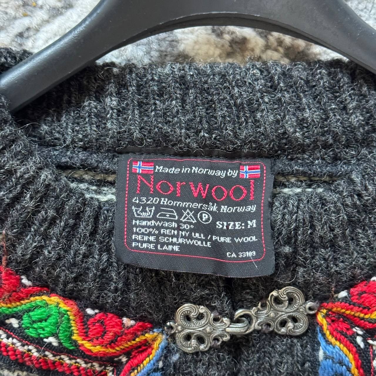 Dale Of Norway Vintage Lana Wool Norwool Knit Fair Isle Heavy Retro Sweater Size US M / EU 48-50 / 2 - 9 Thumbnail