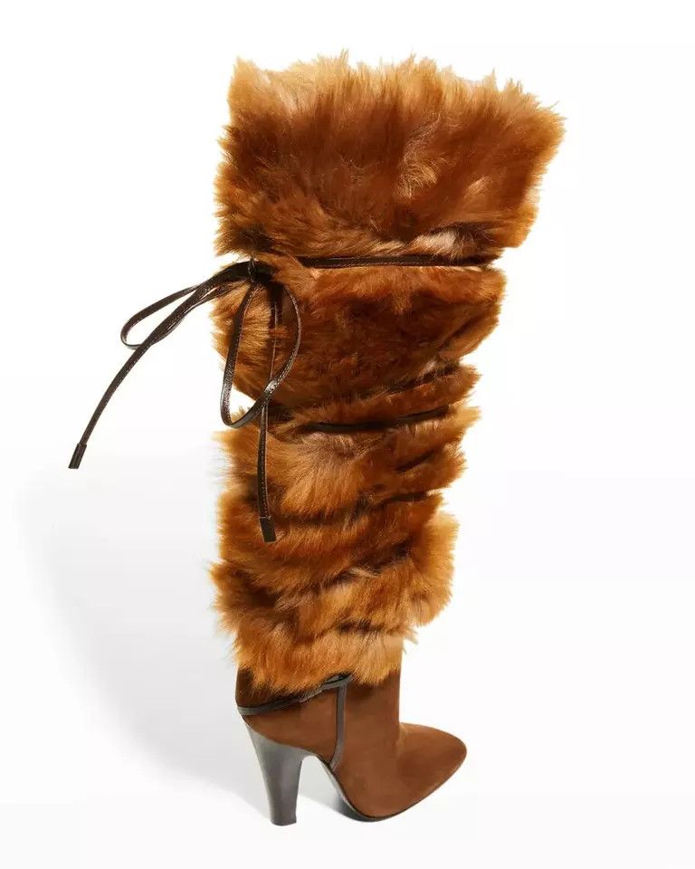 Saint Laurent Paris o1bcso1str0125 Boots in Brown Size US 11 / IT 41 - 2 Thumbnail