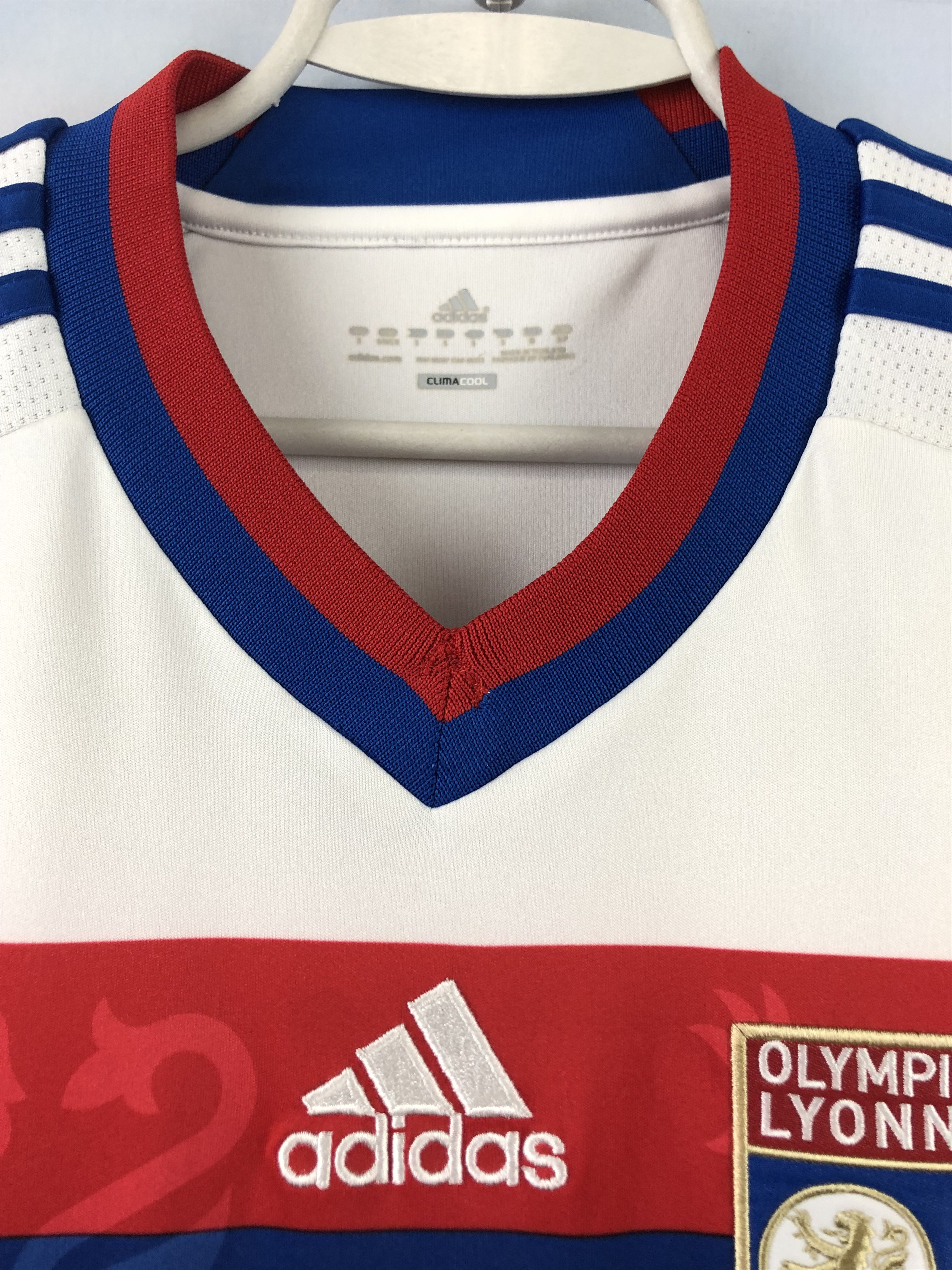 Adidas Olympique Lyonnais shirt 2011 Soccer Jersey Long Sleeve Size US S / EU 44-46 / 1 - 7 Thumbnail