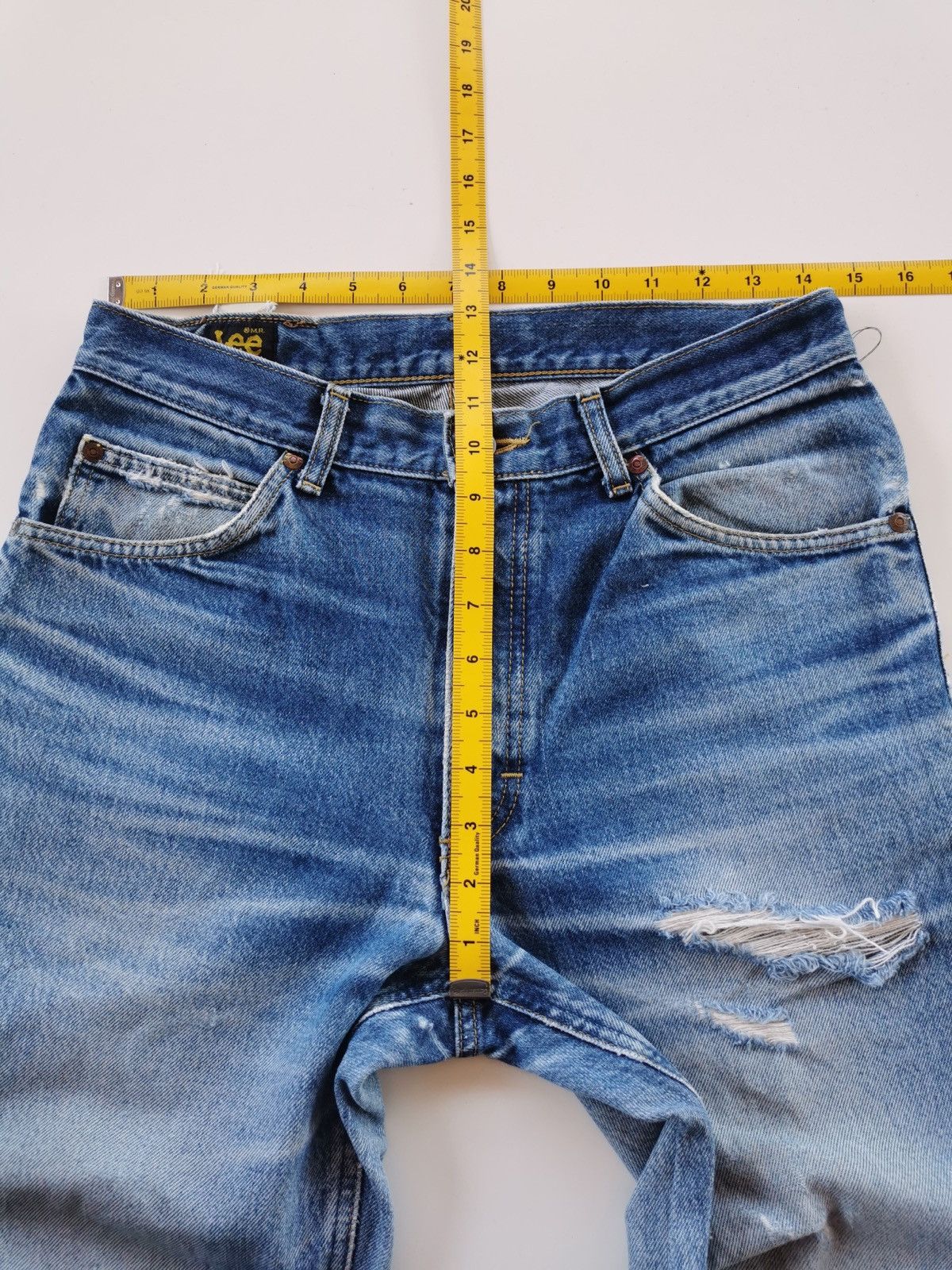 Lee Vintage Jeans Lee Style Ripped Size US 29 - 12 Thumbnail