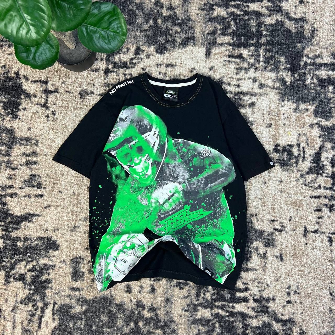 No Fear No Fear Allover Print Vintage Y2K Motocross T-Shirt 1TS16 Size US M / EU 48-50 / 2 - 1 Thumbnail