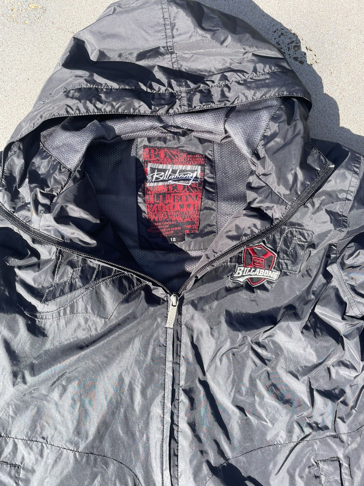 Billabong Vintage Black Billabong Windbreaker Size US S / EU 44-46 / 1 - 3 Thumbnail
