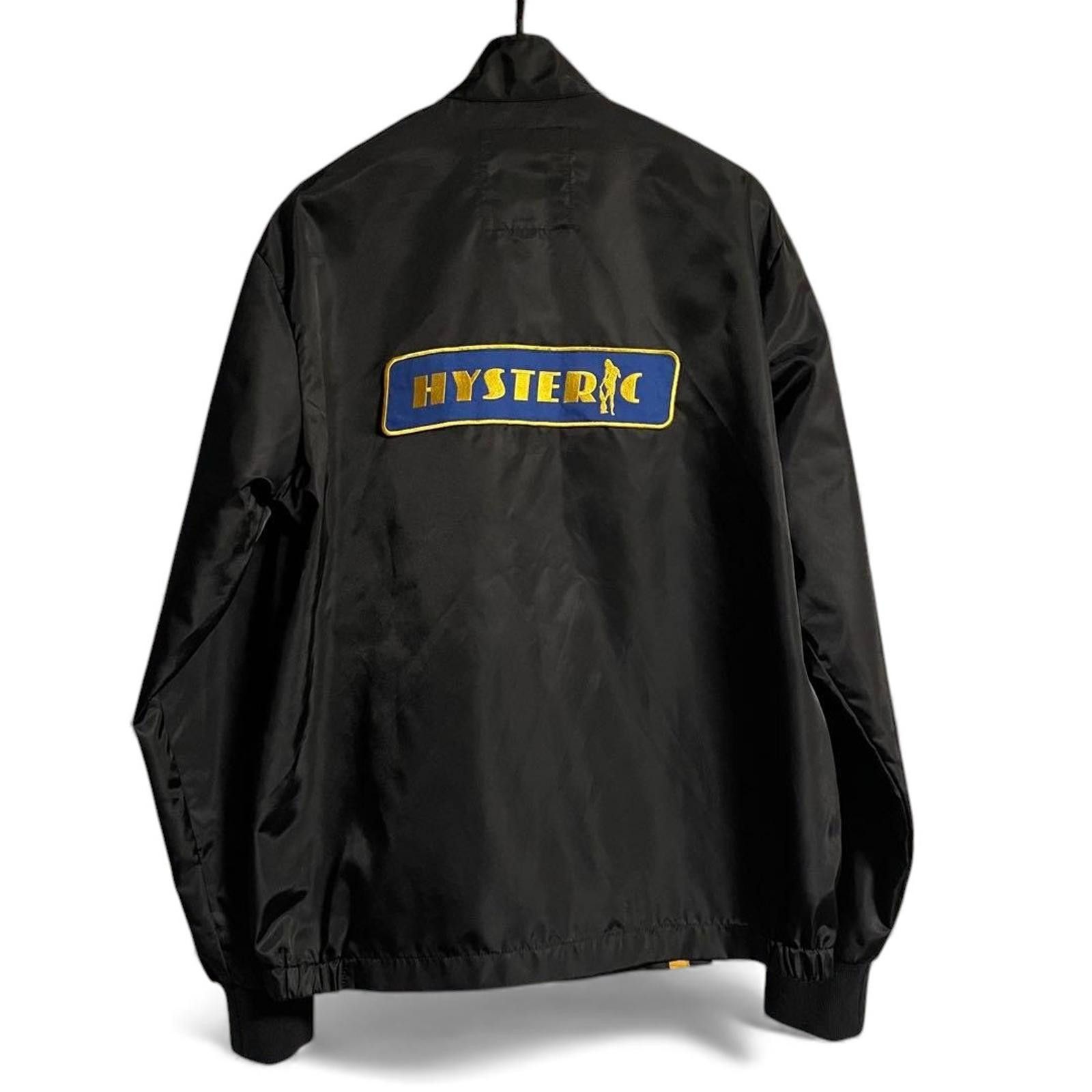Hysteric Glamour Hysteric Glamour - Racing Style Windbreaker Jacket Black Size US M / EU 48-50 / 2 - 3 Thumbnail