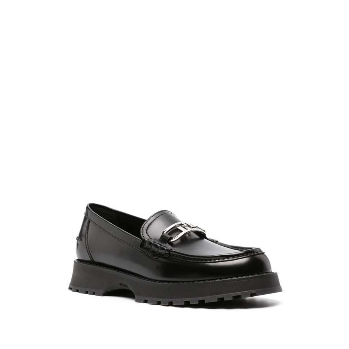 Fendi o1w1db10325 7D1579 Loafers in Black Size US 8 / EU 41 - 2 Thumbnail