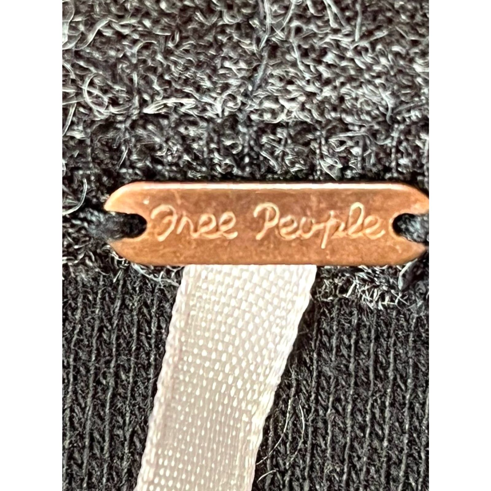 Free People Free People Hoodie Sweater Women M Black Knit Sequin Hooded Pullover Casual Modern 90s Hipster Holidays Size M / US 6-8 / IT 42-44 - 5 Thumbnail