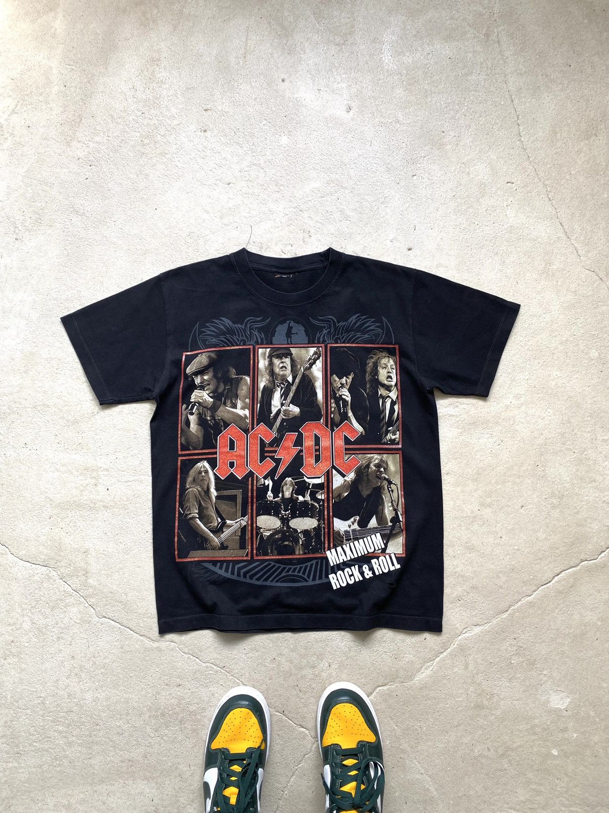 AC/DC Vintage 1990’s AcDc T Shirt Maximum Rock n Roll Size US M / EU 48-50 / 2 - 1 Thumbnail