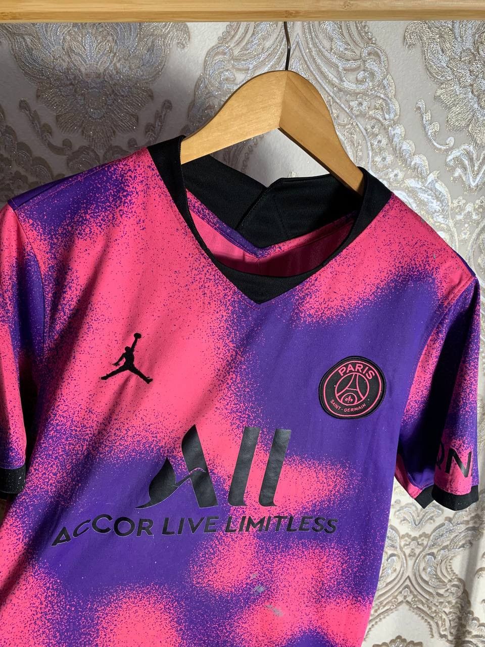 Nike VINTAGE NIKE JORDAN FC PSG PARIS FRANCE SOCCER JERSEY Y2K Size US L / EU 52-54 / 3 - 3 Thumbnail