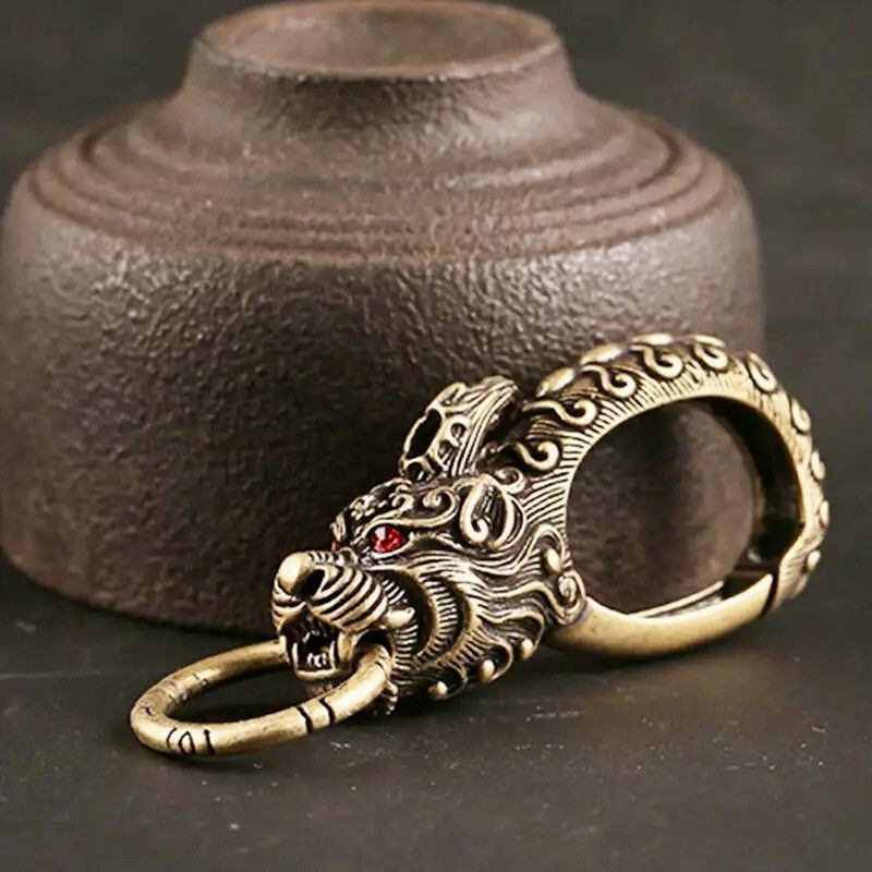 Vintage Red Eyes Beast Keychain Size ONE SIZE - 2 Thumbnail