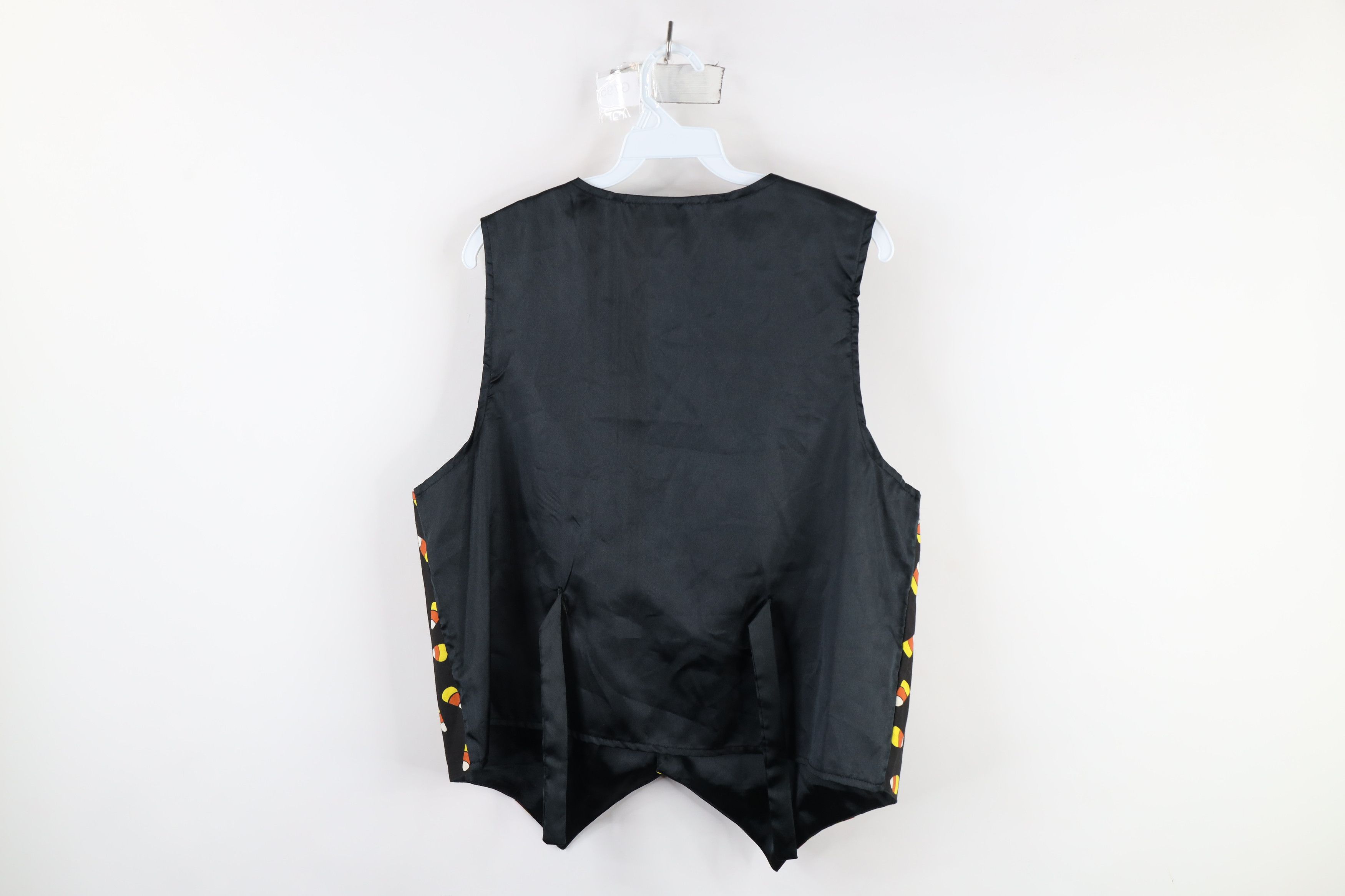 Vintage Vintage 90s Streetwear Candy Corn Tie Back Vest Jacket Size L / US 10 / IT 46 - 9 Thumbnail