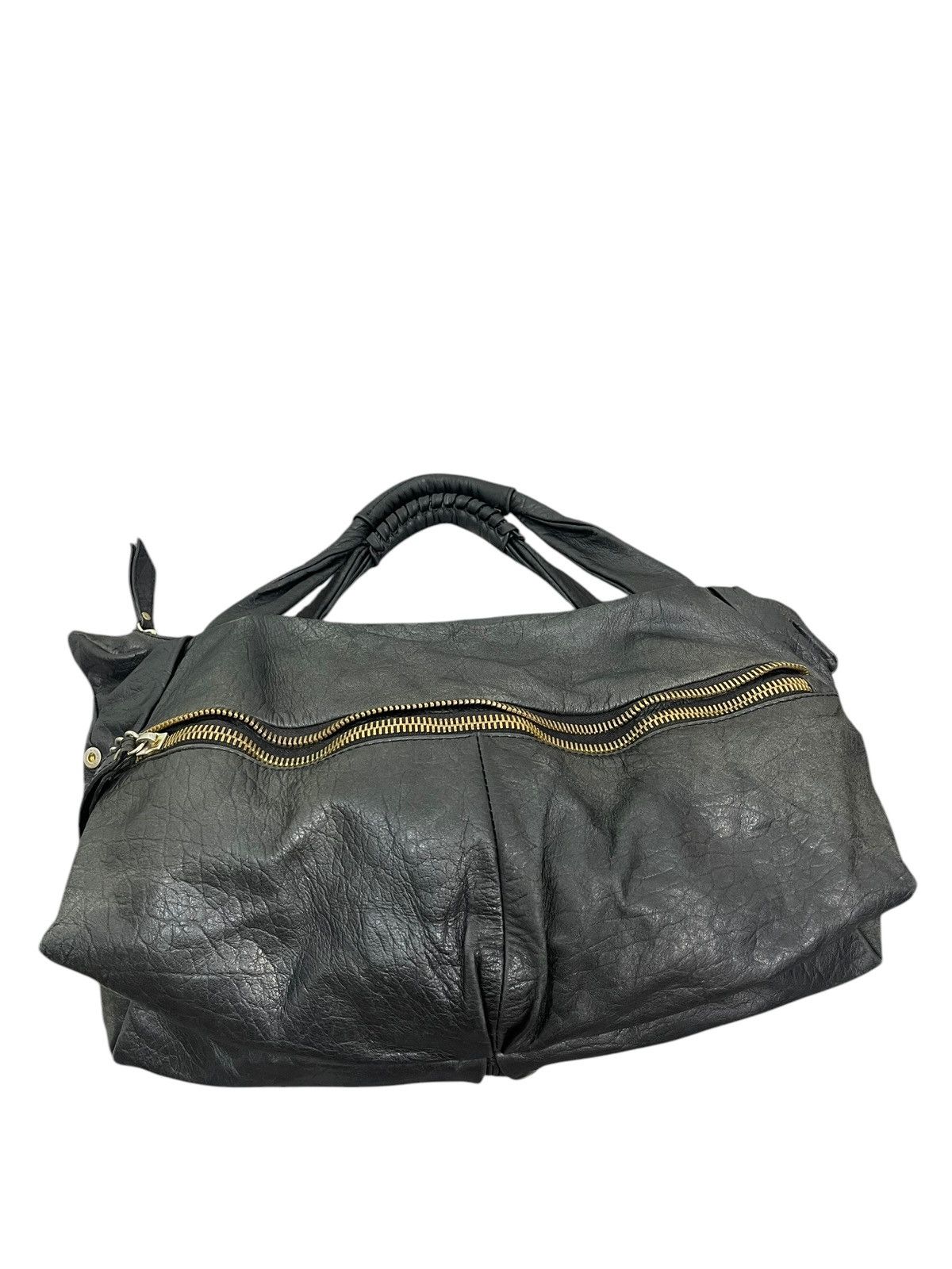 Genuine Leather Full Leather Del Conte Italy Hand Shoulder Bag 1🟩5 Size ONE SIZE - 7 Thumbnail
