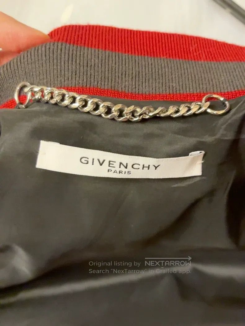 Givenchy Givenchy Size 48 New Black Leather Mixed Jacket, Size 48 Size US M / EU 48-50 / 2 - 4 Thumbnail