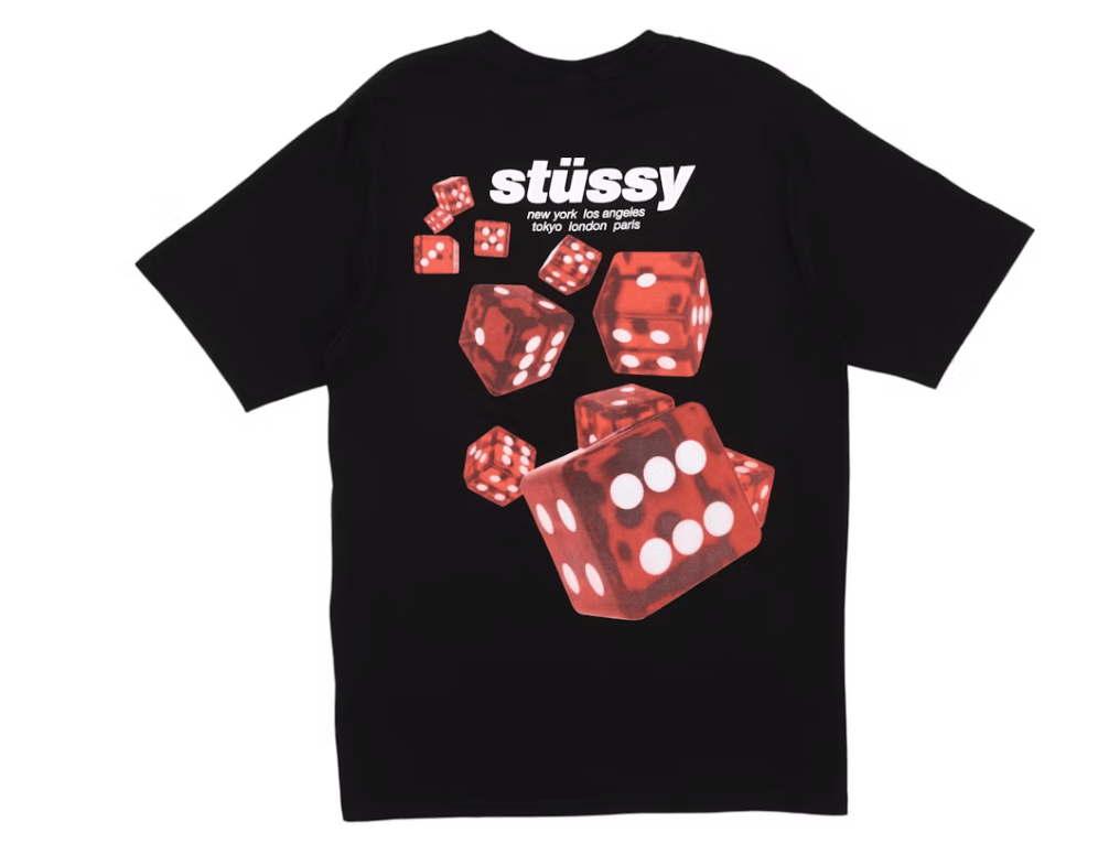 Stussy Stussy Rollers Tee Black Size M Size US M / EU 48-50 / 2 - 1 Thumbnail