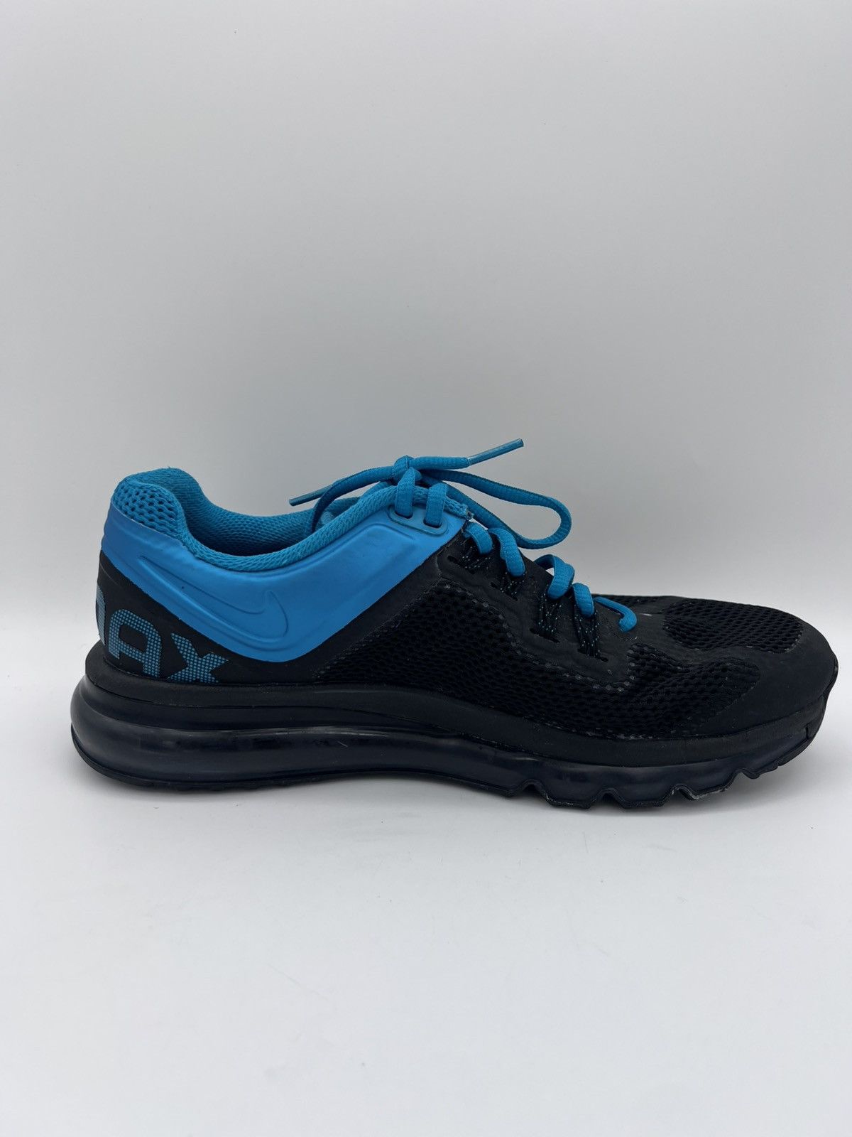 Nike RARE EUC NIKE Women Air Max 2013 Black Blue US 10 555363-005 Size US 10 / IT 40 - 8 Thumbnail