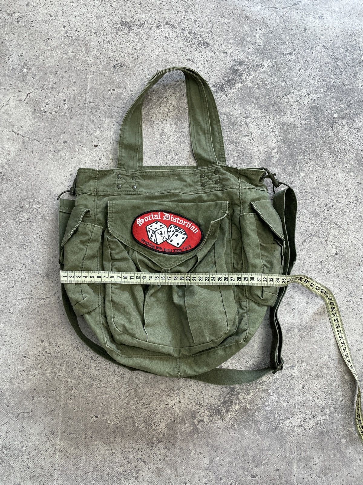 Diesel Vintage 00s Like Diesel multi pocket Denim messenger Bag Size ONE SIZE - 10 Thumbnail