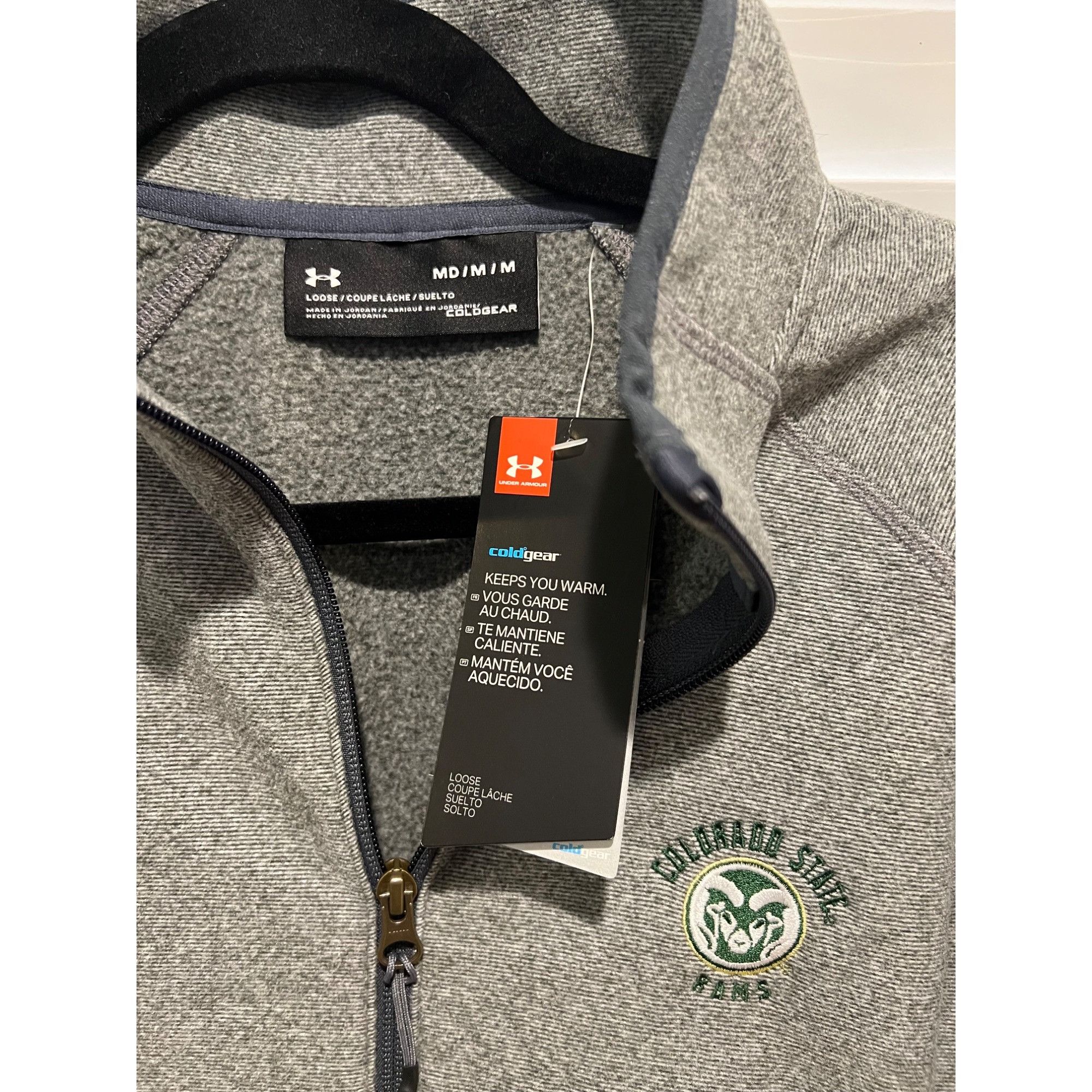 Under Armour Under Armour Colorado State Rams Fleece Jacket NWT - Size M Size US M / EU 48-50 / 2 - 2 Thumbnail