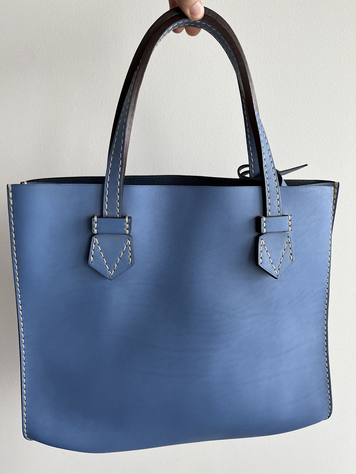 Moreau Paris Brand New Sold Out Vintage Moreau Paris Leather Tote Bag Size ONE SIZE - 15 Thumbnail