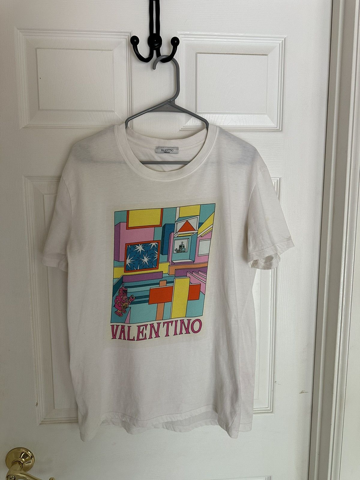 Valentino Robot Logo Tee Size US M / EU 48-50 / 2 - 1 Thumbnail