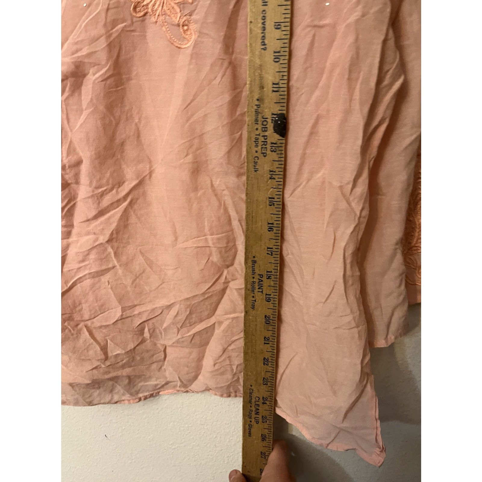 Express VINTAGE Express Blouse Shirt Womens S Pink Bohemian Embroidered Rhinestone Cotton Silk 3/4 Sleeve V-Neck Adult Small Womens Size S / US 4 / IT 40 - 4 Thumbnail