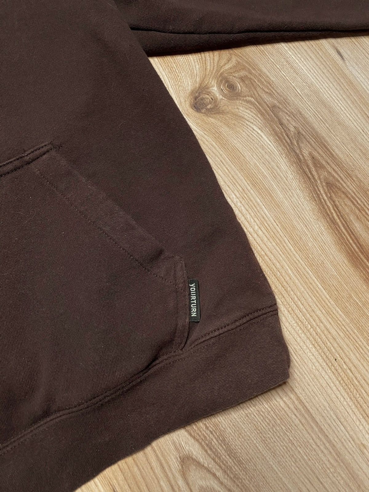 Vintage Vintage Brown Boxy Hoodie Sweatshirt Blank Basic Size US M / EU 48-50 / 2 - 5 Thumbnail