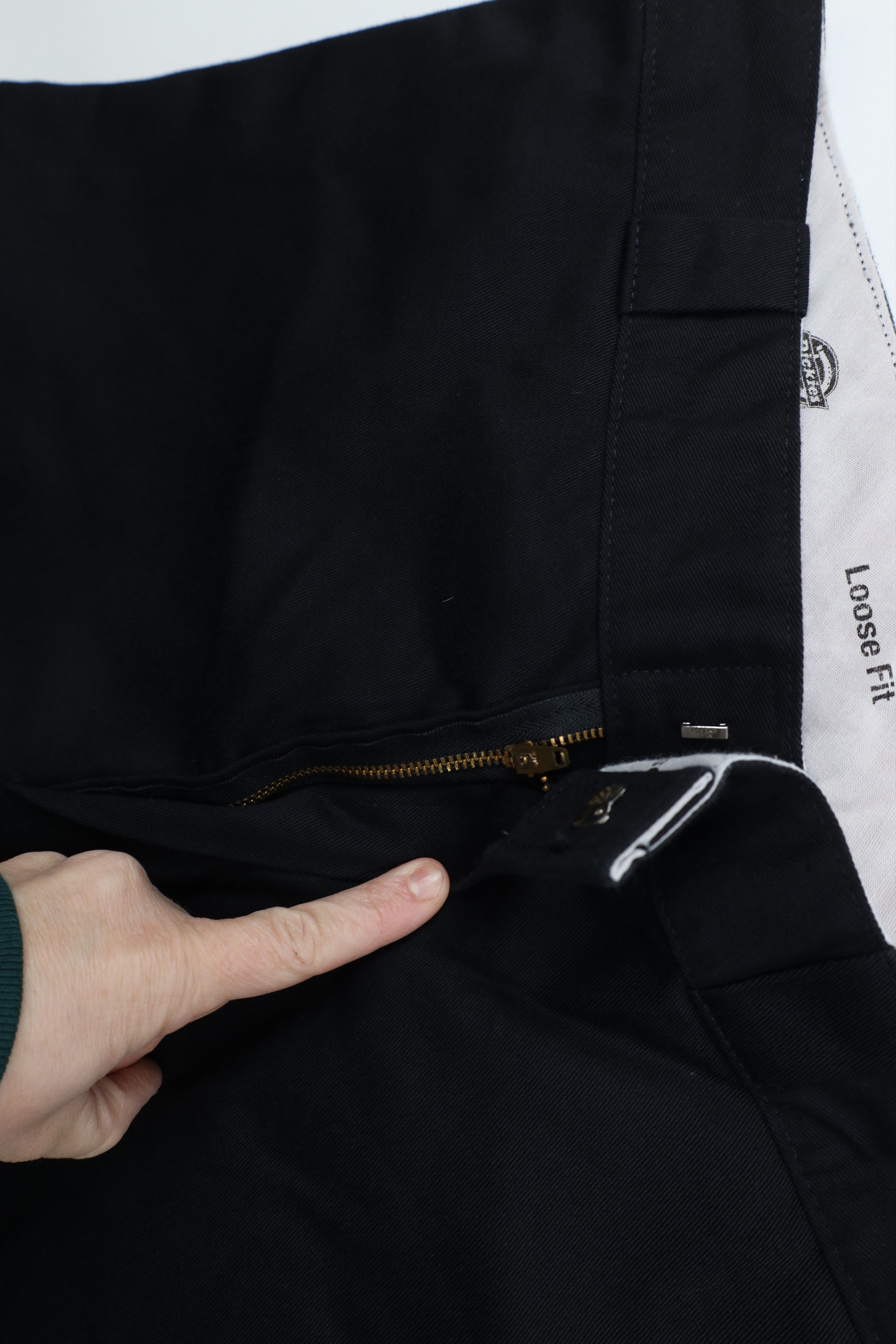 Dickies Vintage Y2K Dickies Fit Double Knee Wide Leg Pants Black Size US 36 / EU 52 - 6 Thumbnail