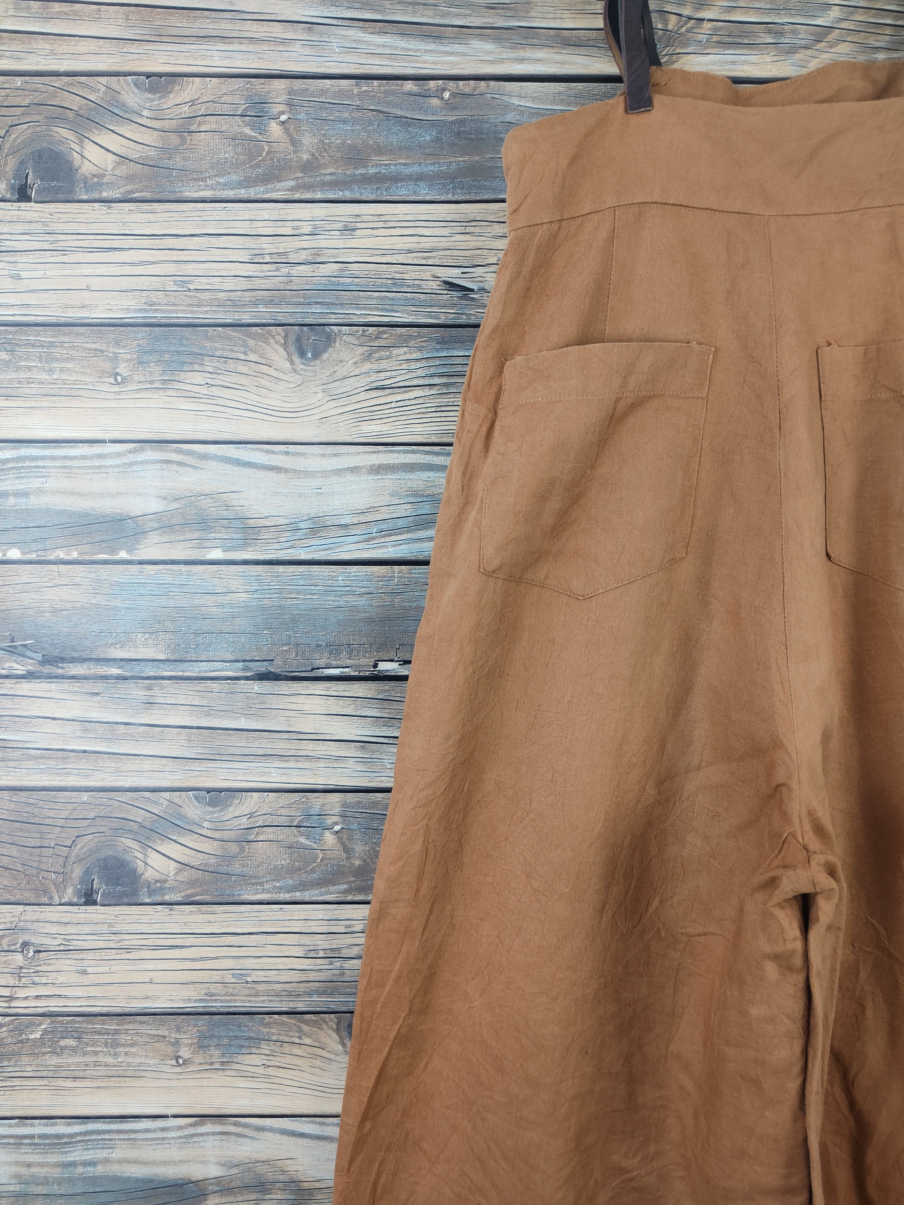 Japanese Brand × Vintage Streetwear Vintage Japan Brand Brown Adjust Strap Jumpsuit Size 26" / US 2 / IT 38 - 13 Thumbnail