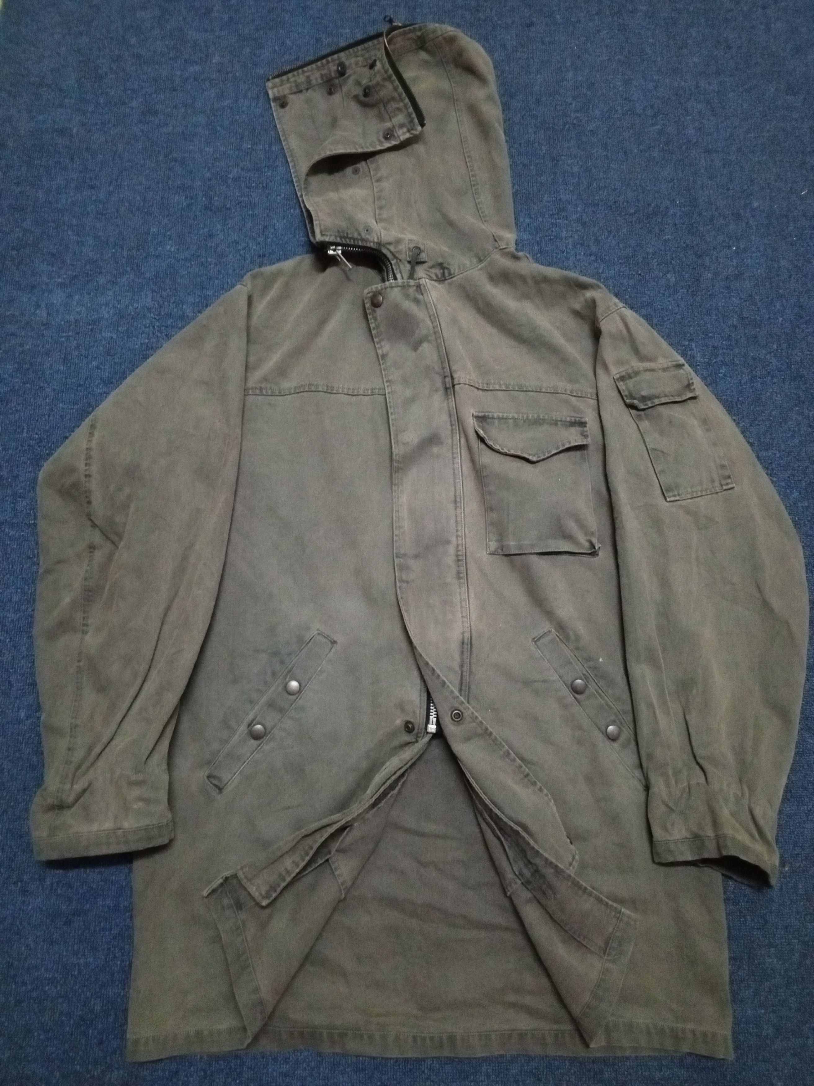 If Six Was Nine Slap shot anorak longcoat green army Size US XL / EU 56 / 4 - 1 Thumbnail