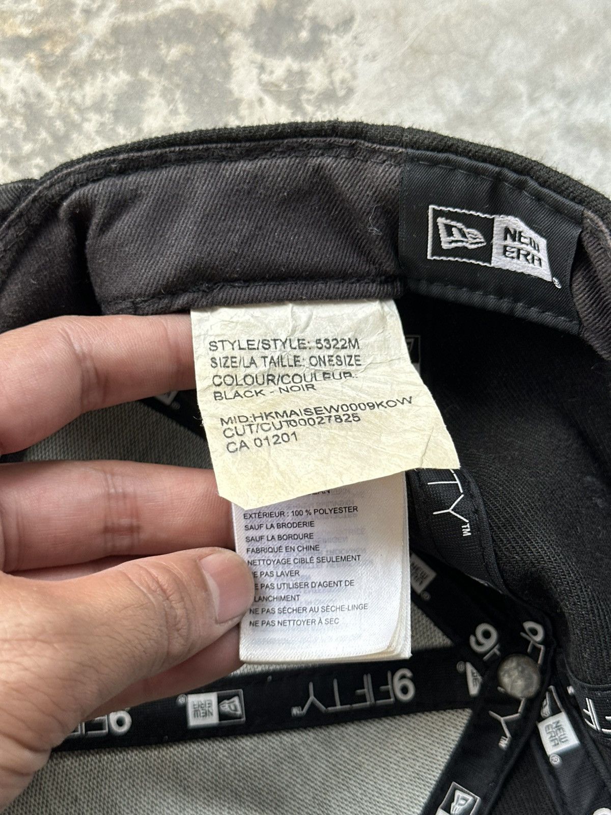 Canada Goose × New Era Canada Goose New Era Arctic Logo Classic Black Snapback Cap Size ONE SIZE - 12 Thumbnail