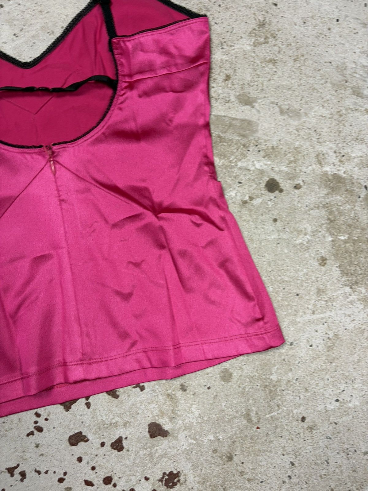Dolce & Gabbana Vintage Y2K Dolce & Gabbana Fuchsia Cami Top Bustier Corset Size M / US 6-8 / IT 42-44 - 13 Thumbnail