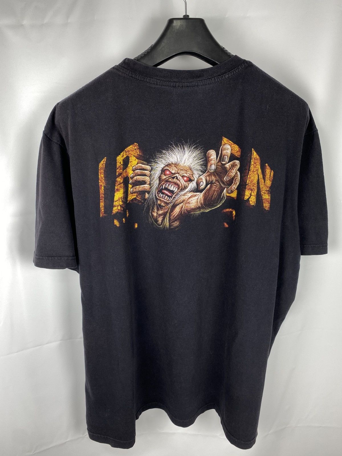 Iron Maiden Vintage Iron Maiden Fear Of The Dark Reprint Tee Rock Band Size US XXL / EU 58 / 5 - 2 Thumbnail