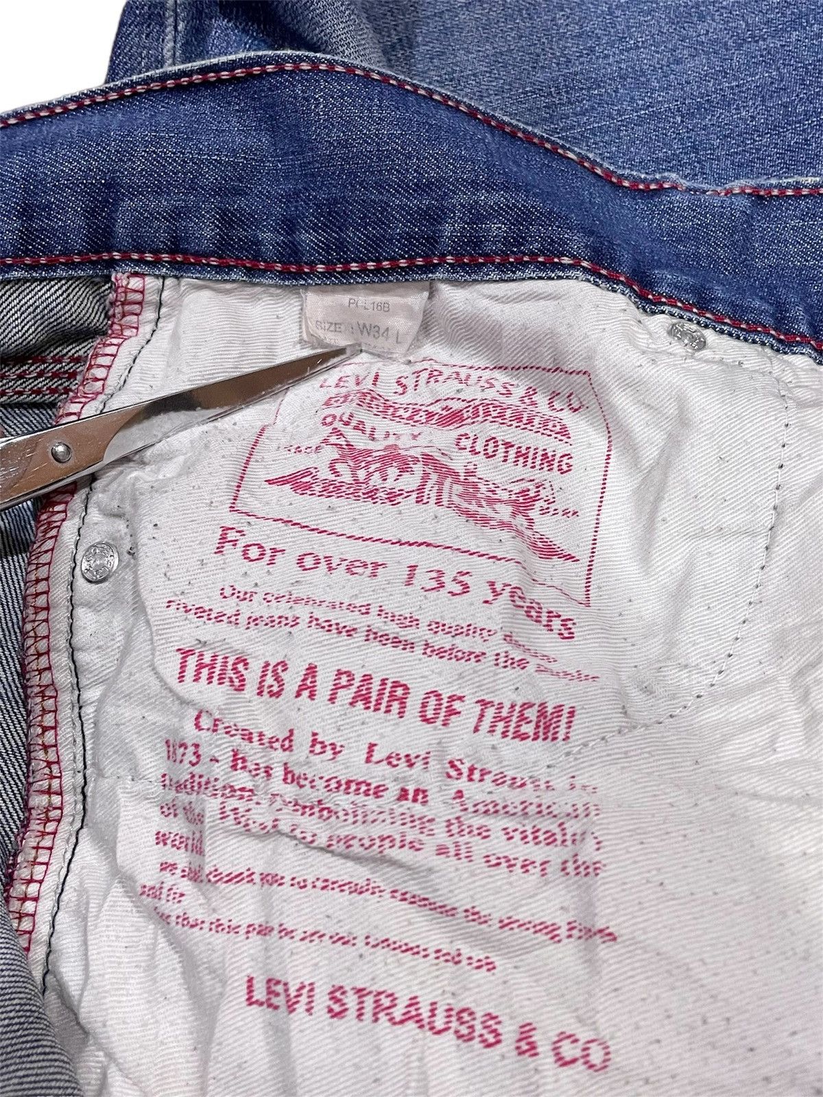 Levi's × Vintage VINTAGE LEVI’S DENIM 523 STRAIGHT RED PATCH SPECIAL EDITION Size US 34 / EU 50 - 8 Thumbnail