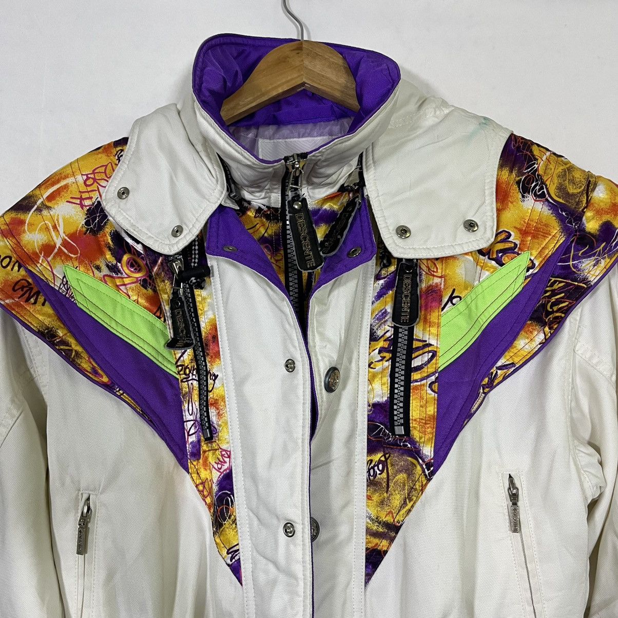 Descente VINTAGE DESCENTE SKI WEAR JACKET HOODED Size US M / EU 48-50 / 2 - 5 Thumbnail
