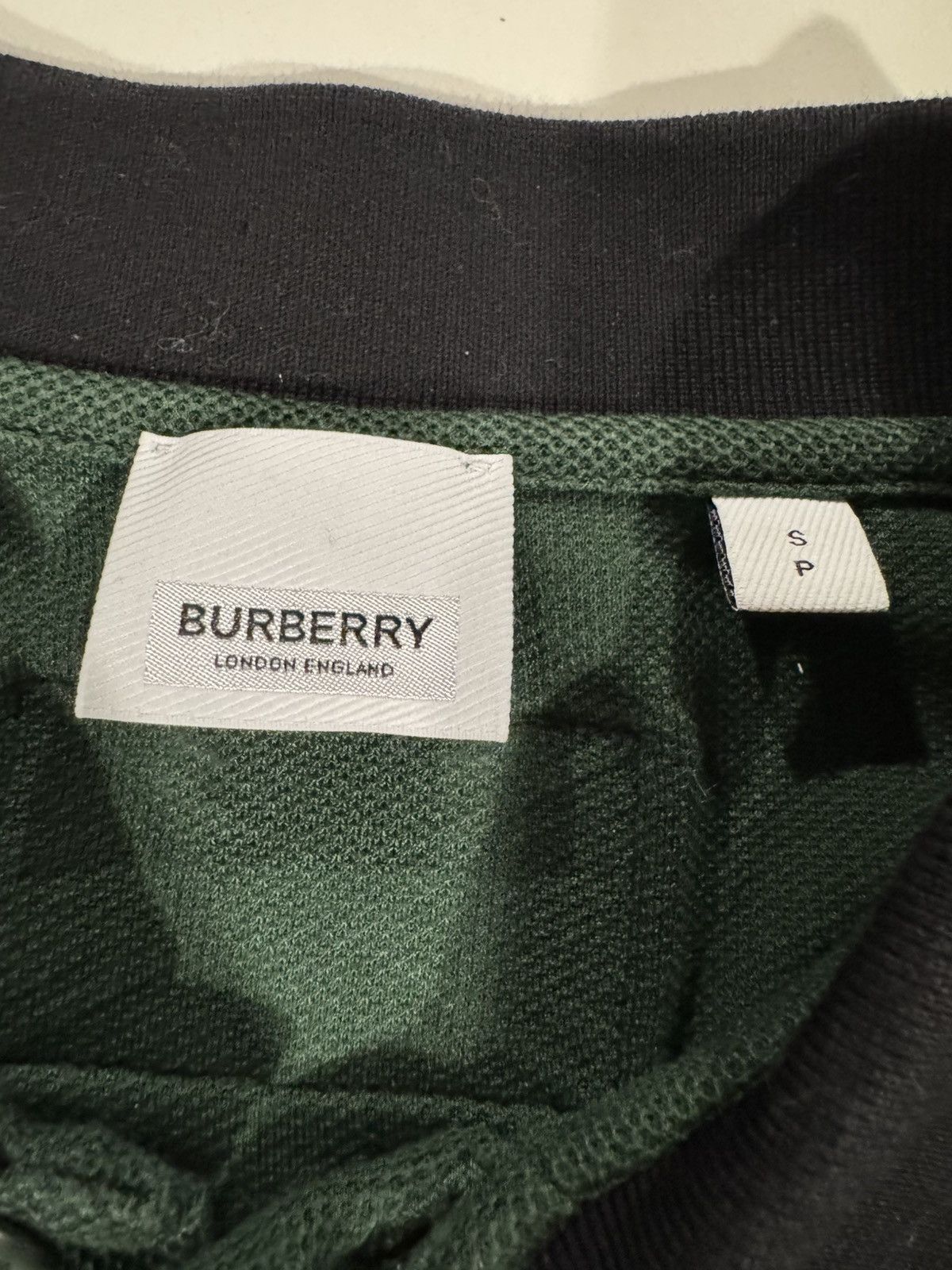 Burberry Burberry Polo Shirt 'Green/Black' Size US S / EU 44-46 / 1 - 6 Thumbnail