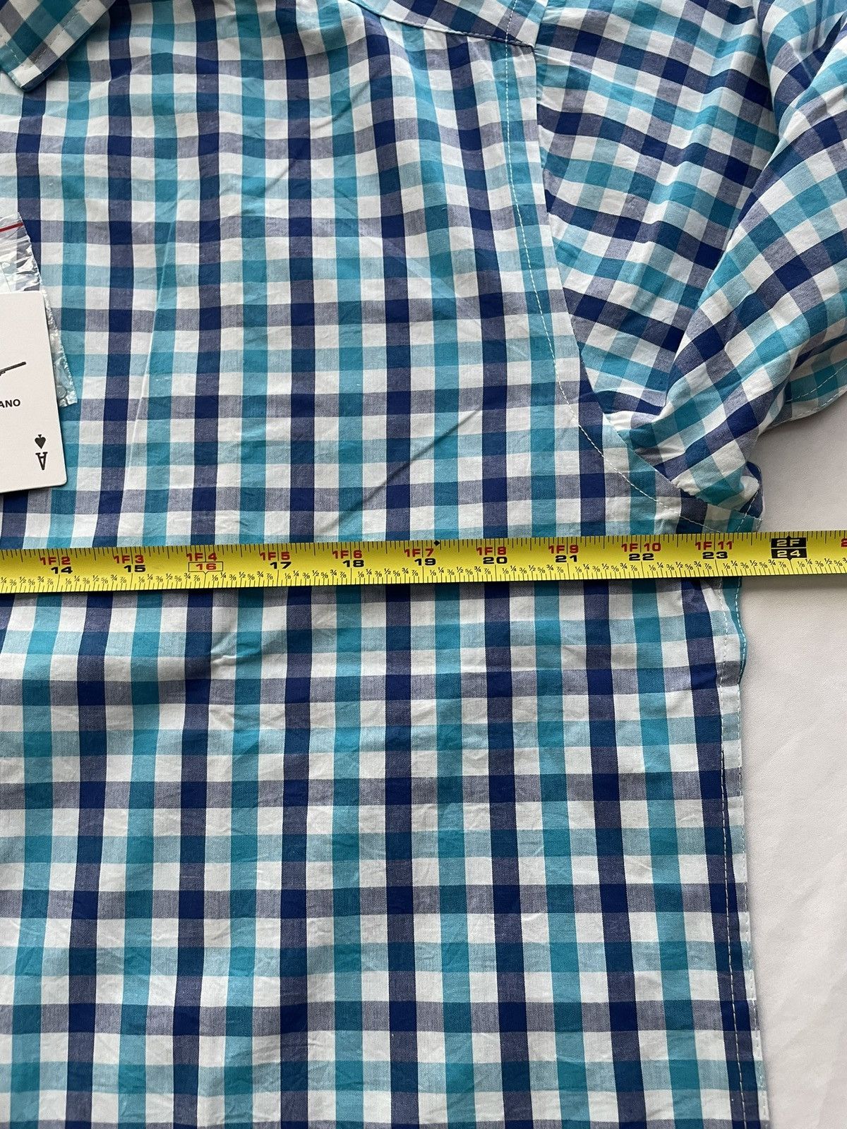 Other Lucky Luciano Button Up Shirt Mens XL Checkered New With Tag Size US XL / EU 56 / 4 - 6 Thumbnail