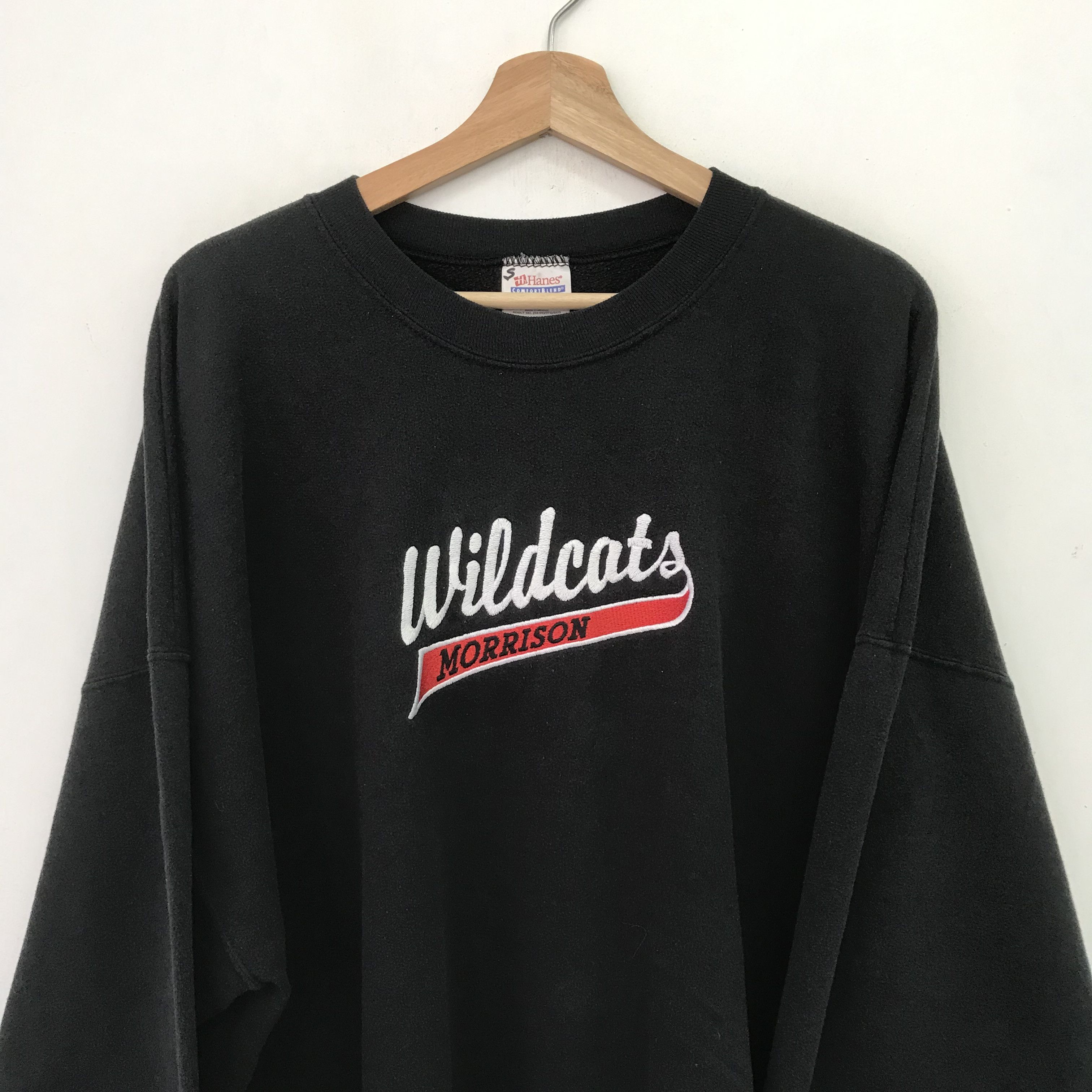 Hanes Vintage Y2K Wildcats Black Sweatshirt 3Xlarge- 662 Size US XXL / EU 58 / 5 - 6 Thumbnail