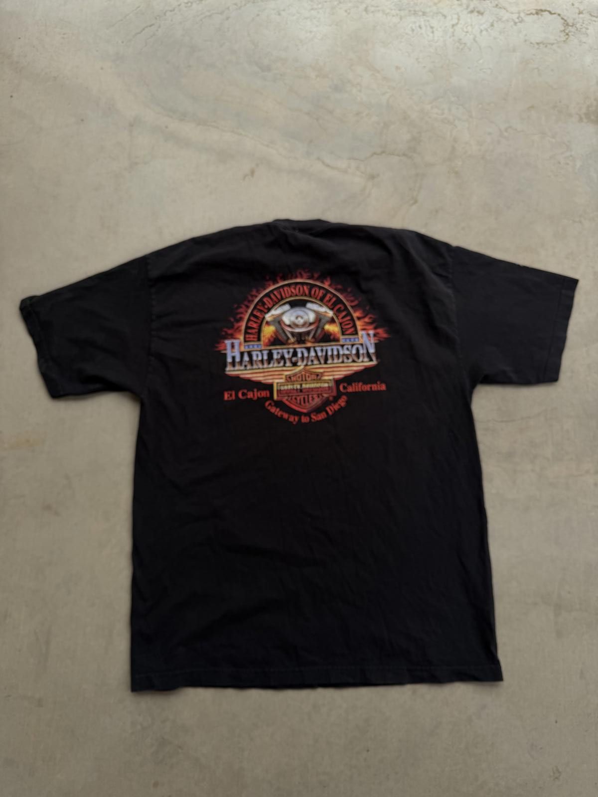 Harley Davidson Vintage 1999 Harley Davidson Lightning AOP Tee XL Rare Size US XL / EU 56 / 4 - 2 Thumbnail