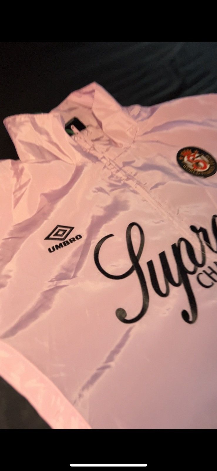 Supreme Umbro Gradient Track Jacket Pink