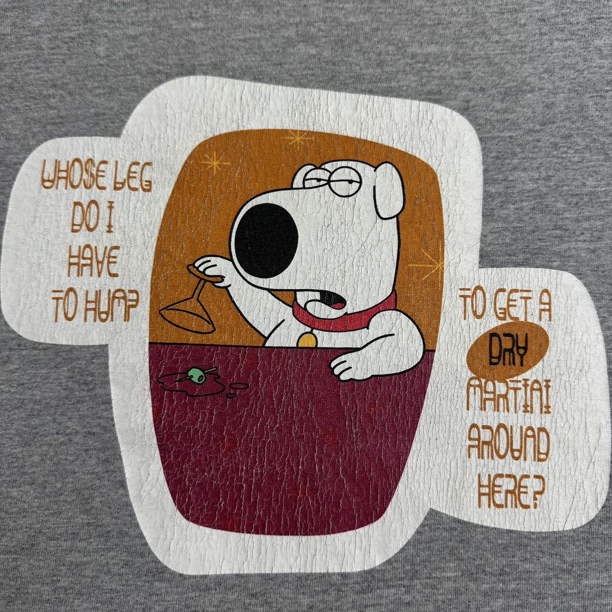 Cartoon Network 1999 Family Guy Brian Griffin promo movie anime tee 90s y2k Size US XL / EU 56 / 4 - 4 Thumbnail