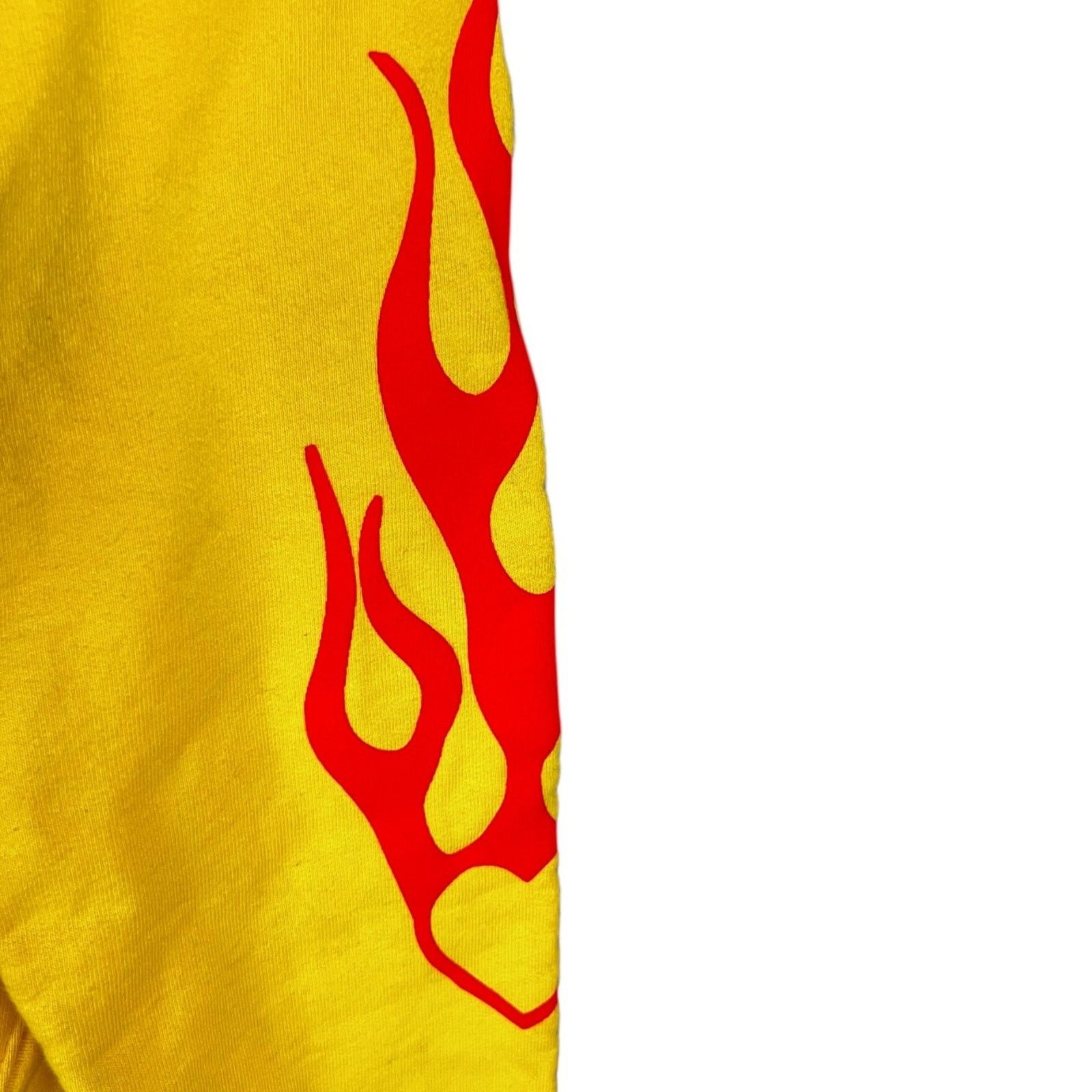 BIANCA CHANDON Bianca Chandon Lover Hoodie Yellow Flames 100% Cotton Size S Size US S / EU 44-46 / 1 - 4 Thumbnail