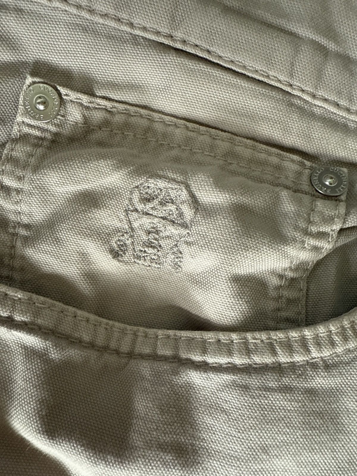 Brunello Cucinelli Brunello cucinelli khaki dress pants Size US 34 / EU 50 - 5 Thumbnail