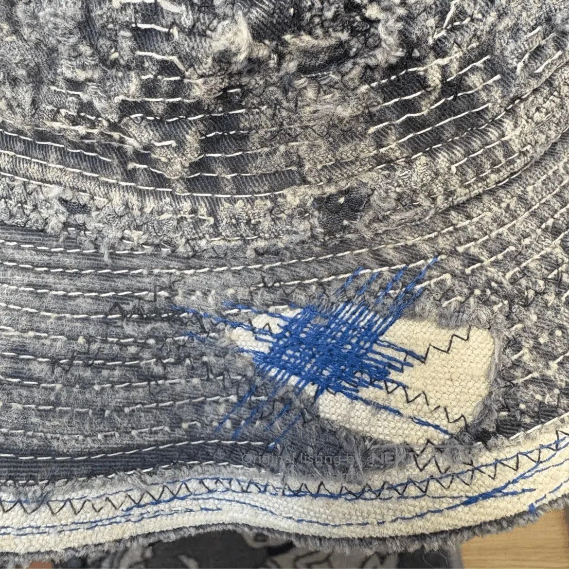 Kapital KAPITAL BROBRO Distressed Bucket Hat. Size ONE SIZE - 2 Thumbnail