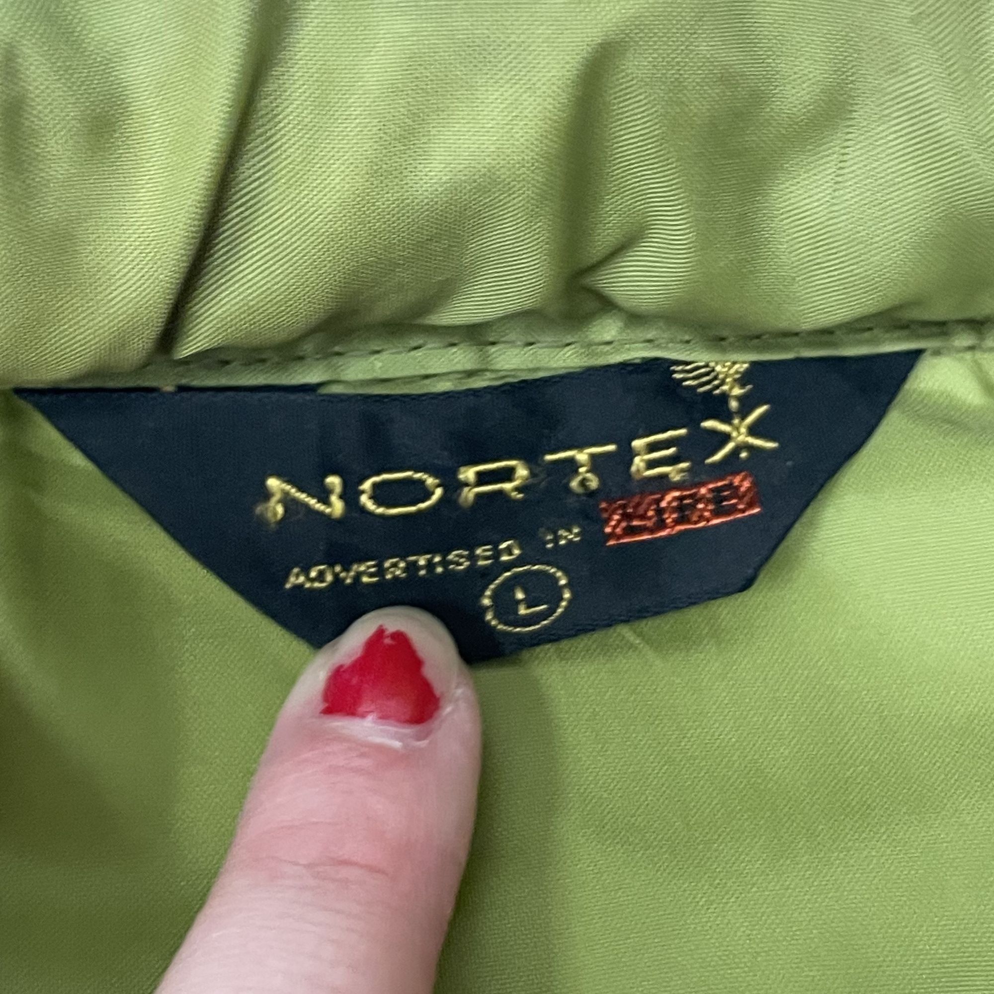 Other Vtg Nortex GREEN Windbreaker HOODED Racing Stripe Jacket Size US L / EU 52-54 / 3 - 7 Thumbnail